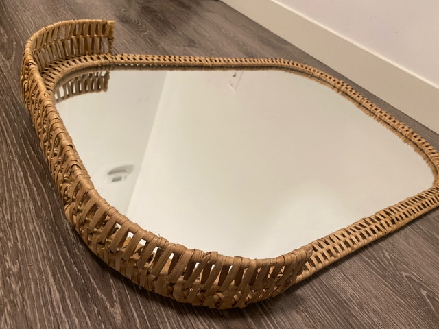 Rattan Mirror Tray - photo 2