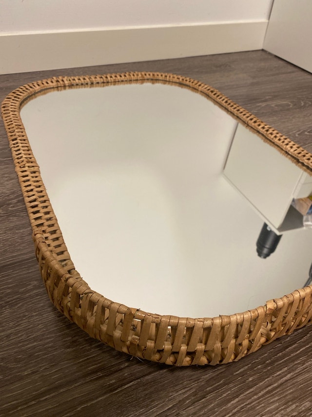 Rattan Mirror Tray - photo 3