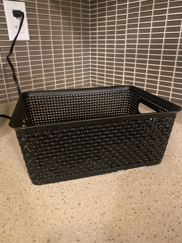 Black Storage Basket