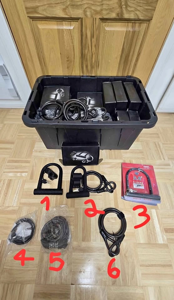 Bike & Scooter Lock/Cable Bundle — Multiple Available