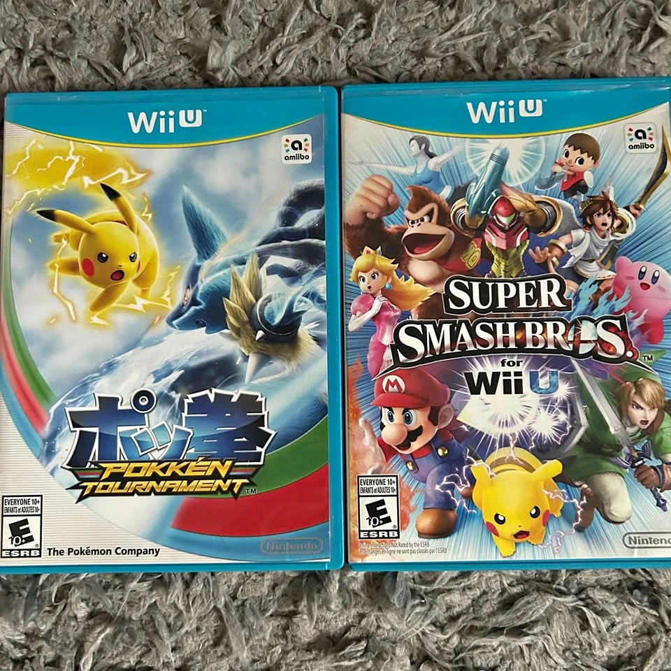 Super Smash Bros Wii U, Pokkén Tournament - Wii U Games