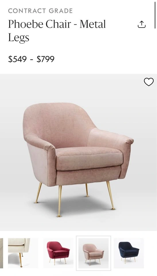 Phoebe West Elm Chair - photo 2