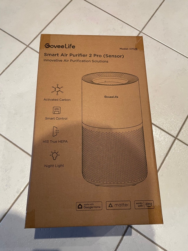 GoveeLife Smart Air Purifier Pro 2 (Sensor) BNIB - photo 4