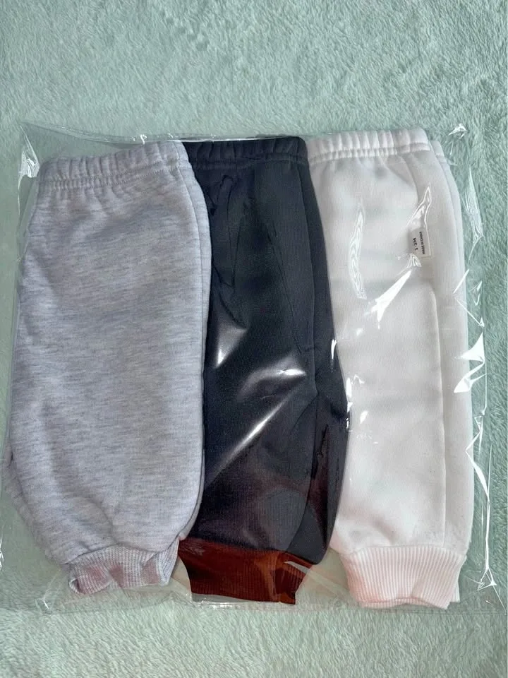 Shein Baby Joggers 3 pack size 1-3m baby clothes