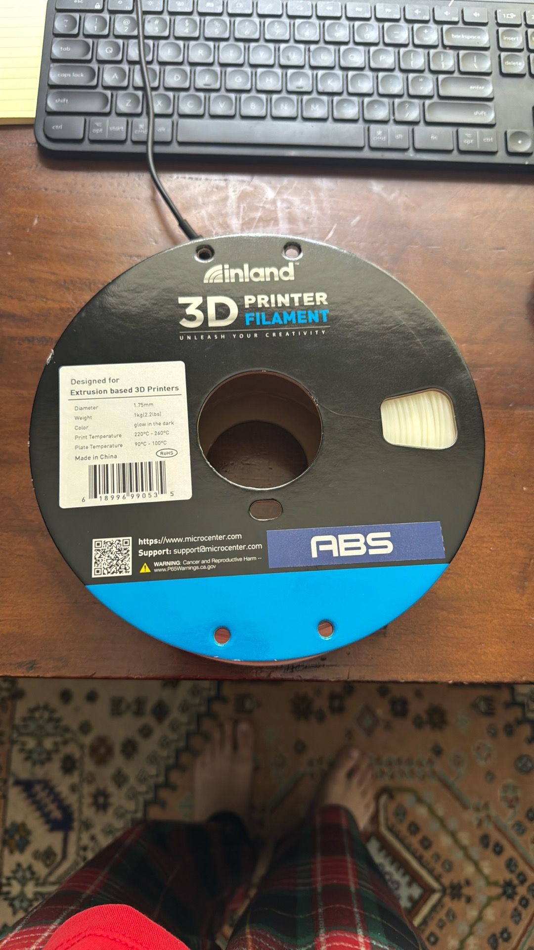 FULL abs filament white