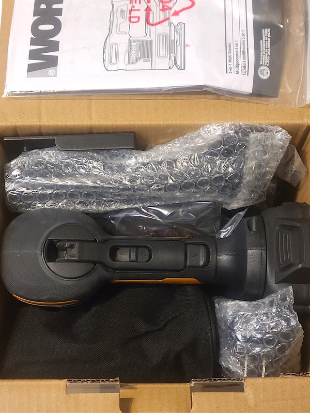 WORX 20V 5-in-1 Cordless Multi Sander Kit WX820L (Like New) - photo 3