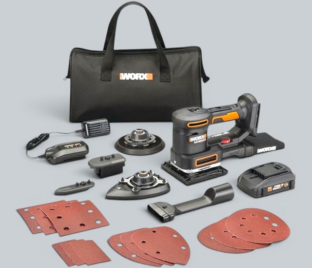 WORX 20V 5-in-1 Cordless Multi Sander Kit WX820L (Like New) - photo 4