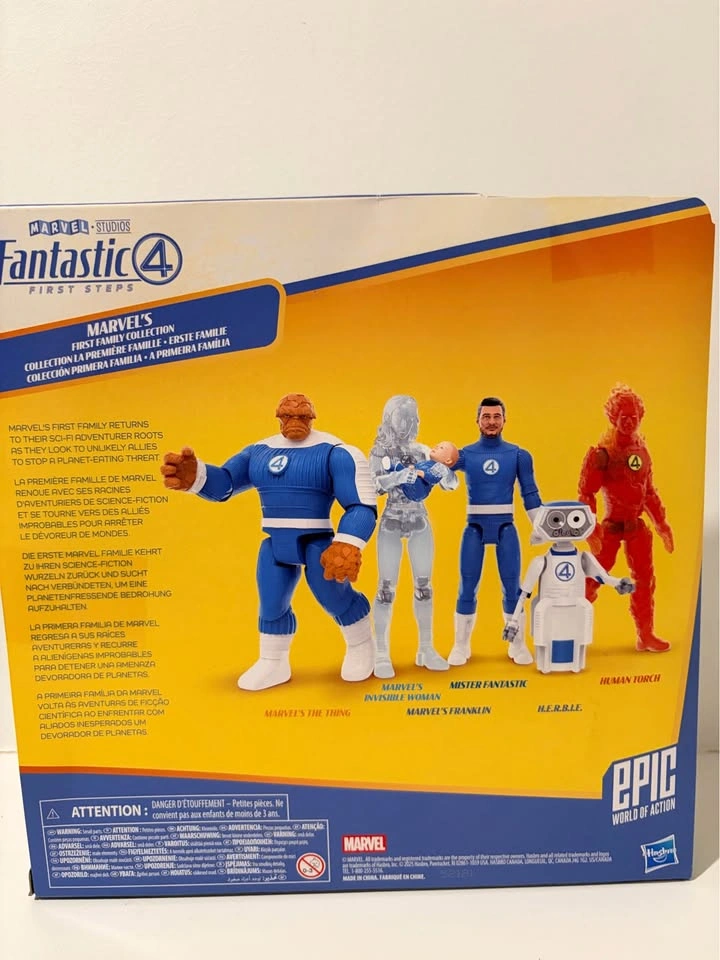 Marvel Studios Fantastic 4 First Steps Action Figure Set - photo 2