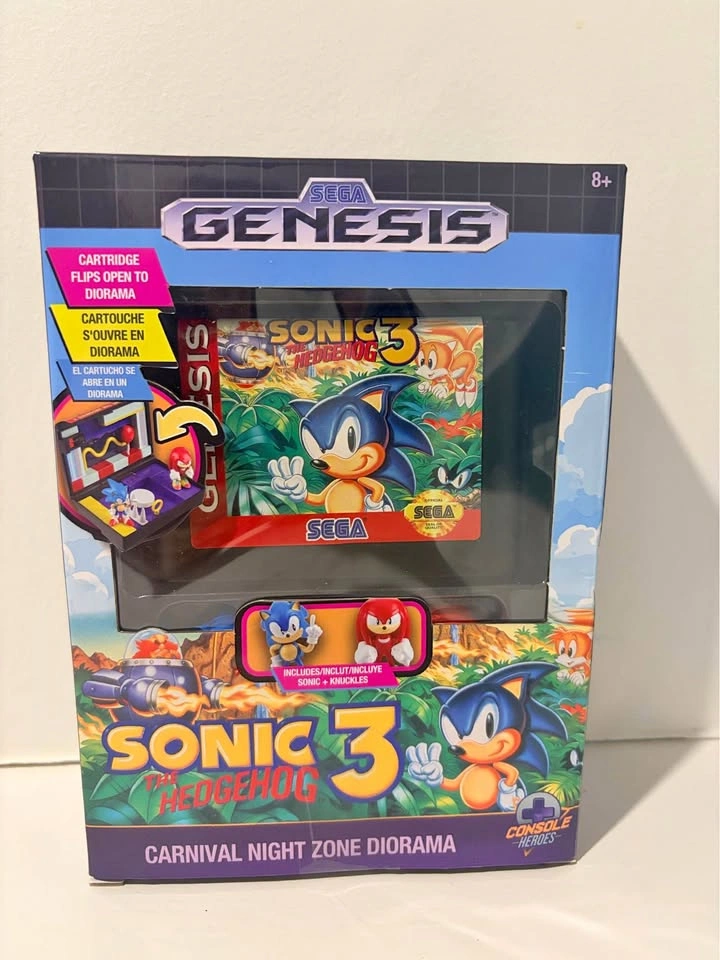 Sega Genesis Console Heroes Sonic the Hedgehog 3 Diorama