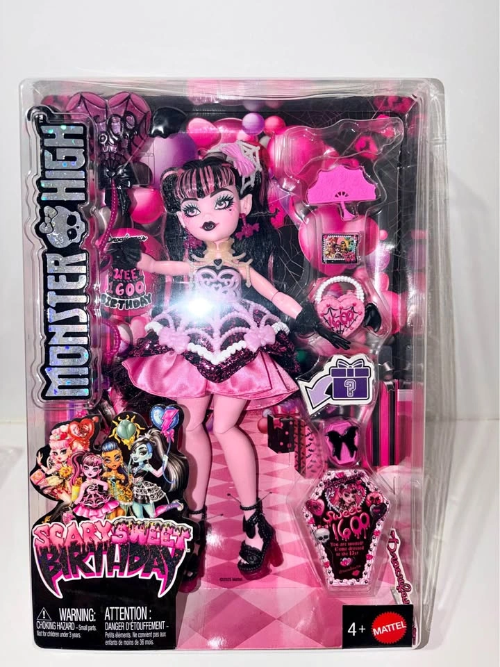 Monster High Draculaura Scary Sweet Birthday Doll