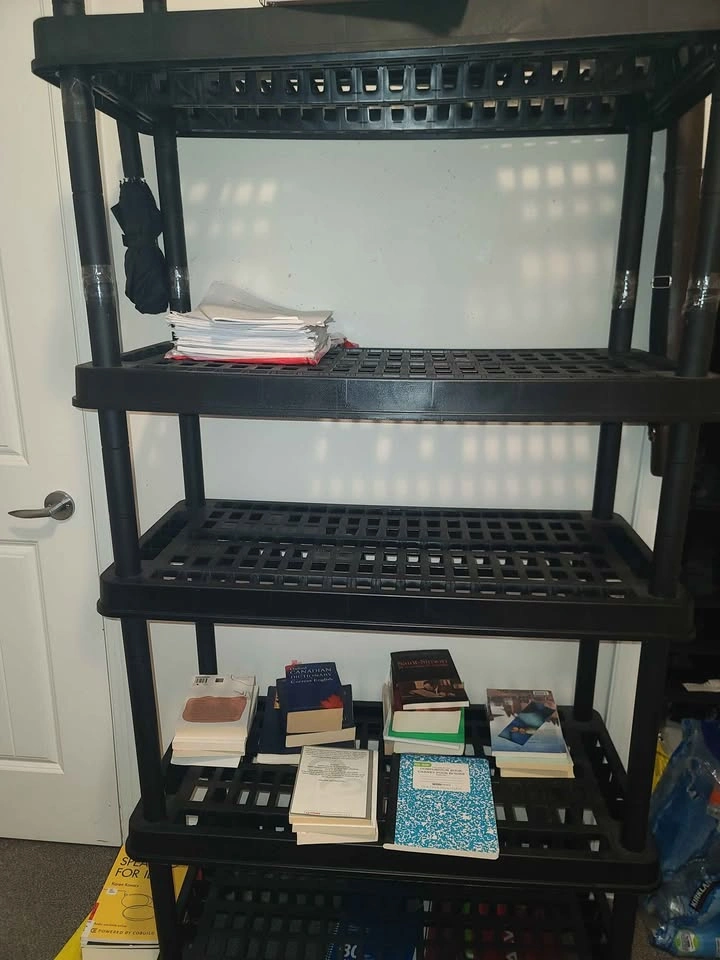 5-Tier Plastic Storage Shelving Unit - photo 2