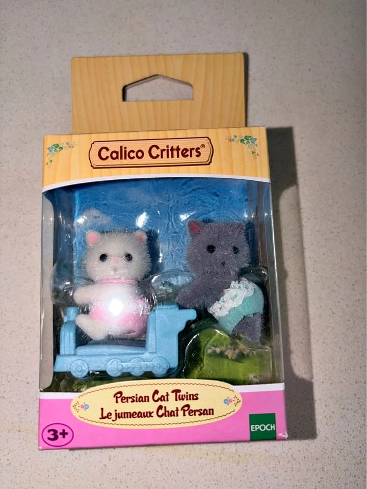 Calico Critters Persian Cat Twins