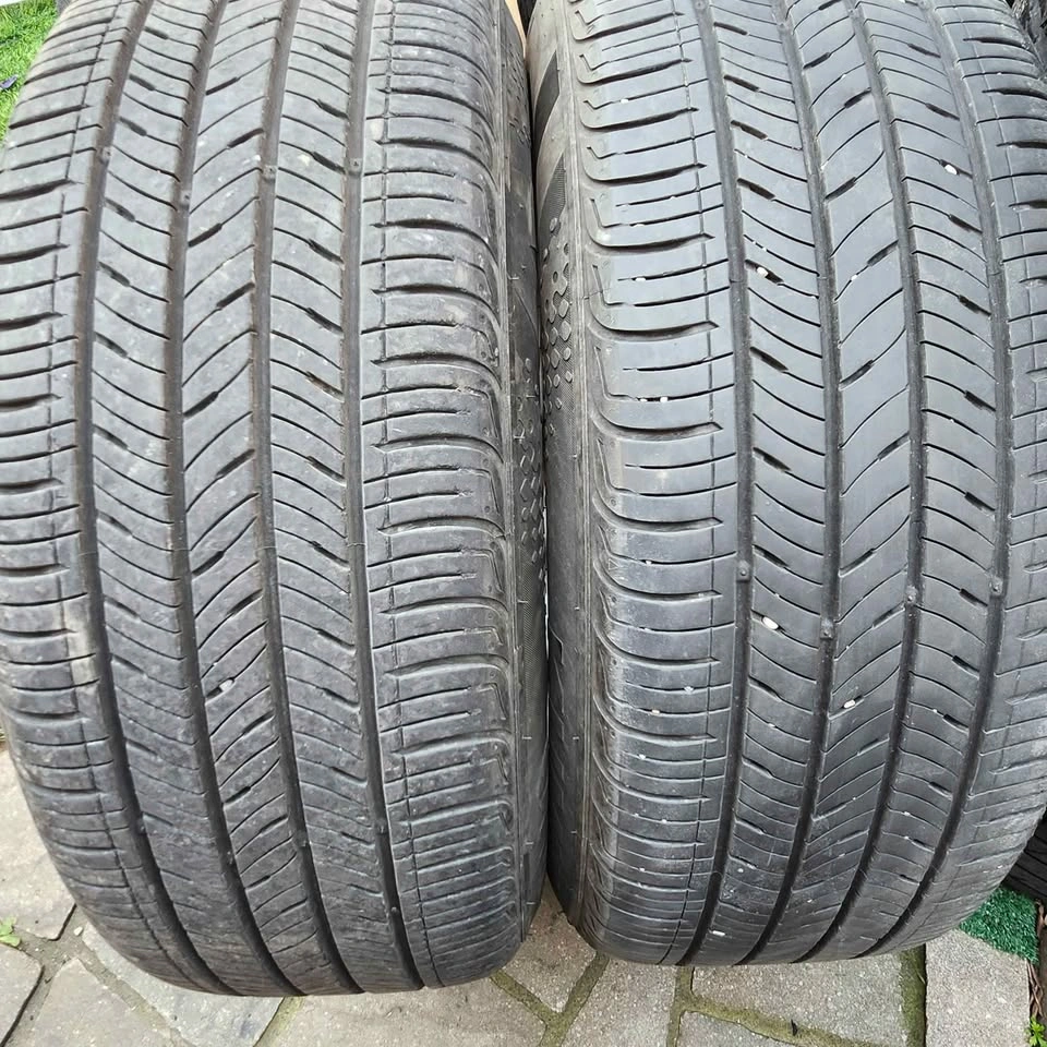two 215/55/17 Kumho all season tires 80% tread