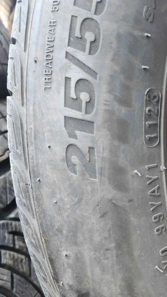 two 215/55/17 Kumho all season tires 80% tread - photo 2