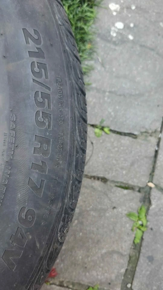 two 215/55/17 Kumho all season tires 80% tread - photo 4