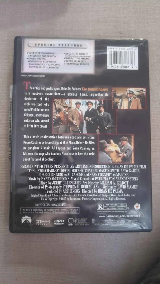 The Untouchables Widescreen Collection DVD - photo 2