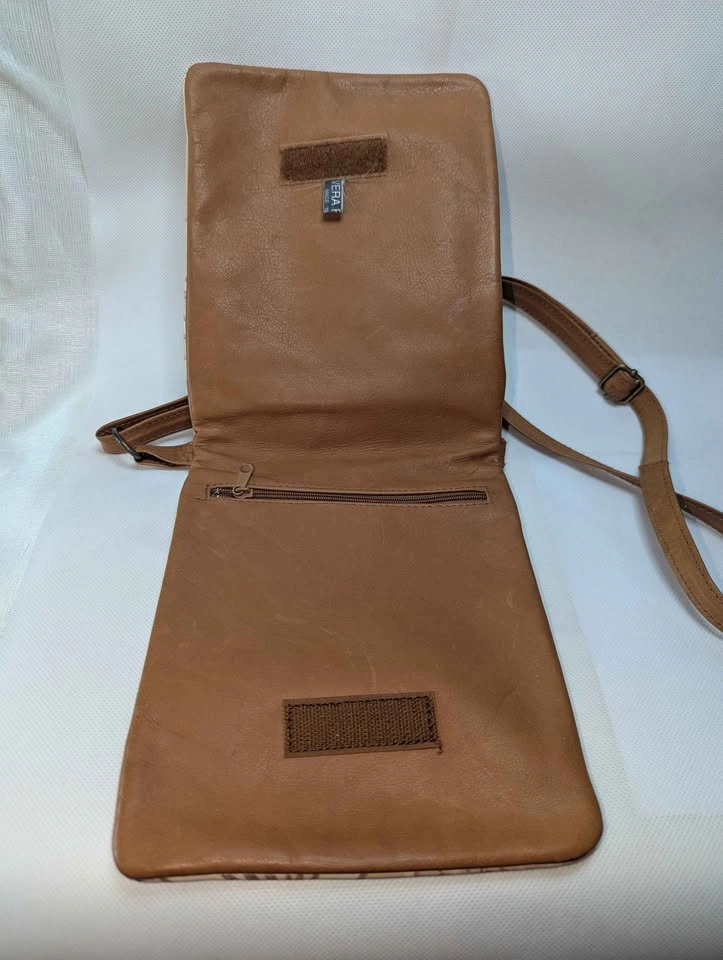 Vera Pelle Floral Leather Crossbody Bag - photo 4
