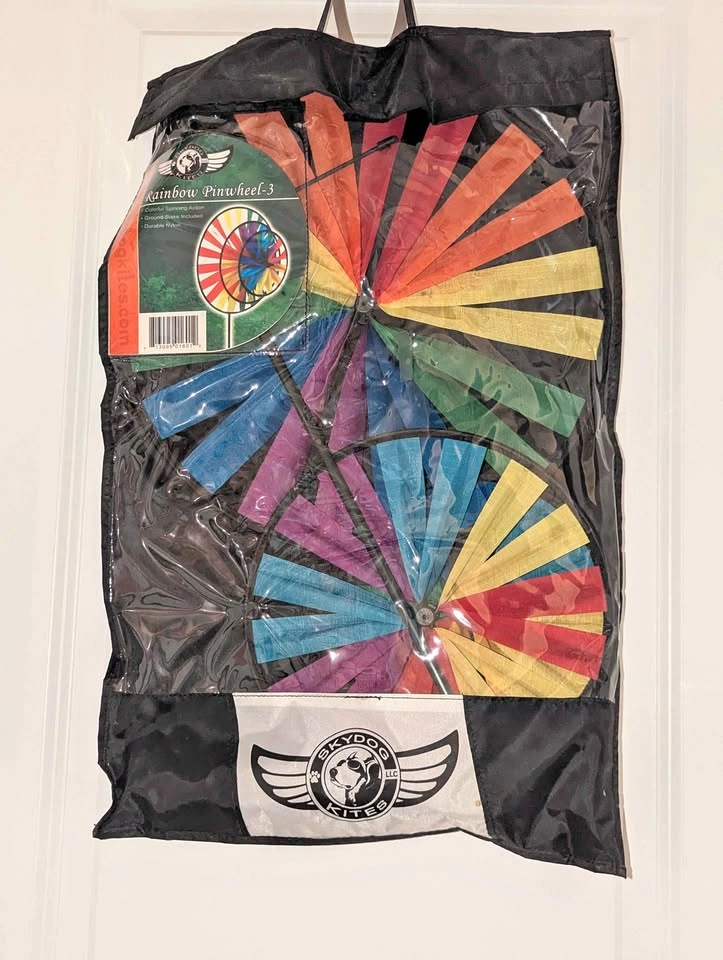 Skydog Kites Rainbow Pinwheel-3