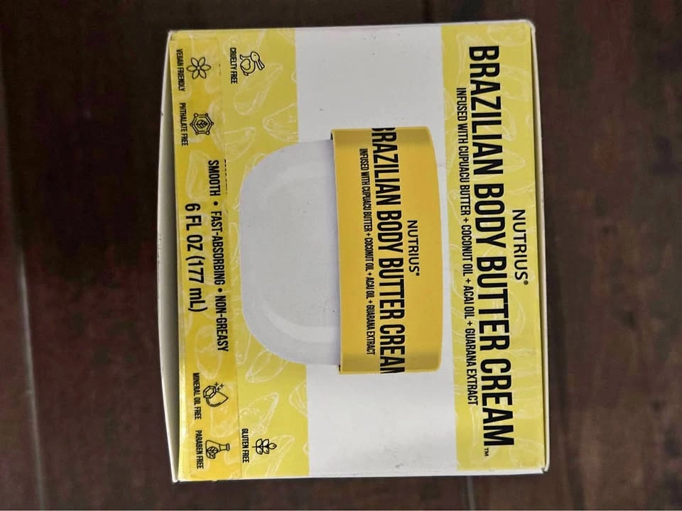 Nutrius Brazilian Body Butter Cream
