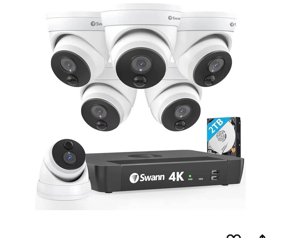 Swann 4K Security Camera System – 6 Cameras + Professional Insta - photo 2