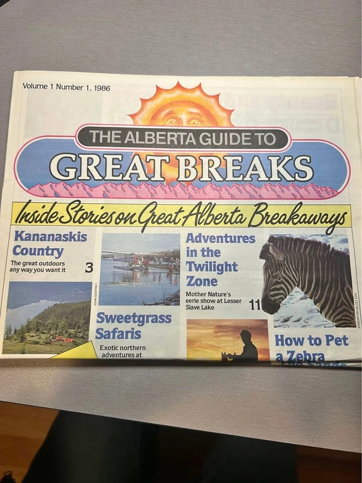 Vintage 1986 Alberta Newsletters – Vol. 1 No. 1 & No. 2
