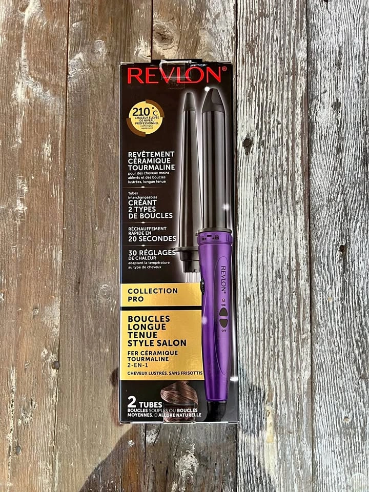 Revlon Ceramic Tourmaline 2-in-1 Curling Wand