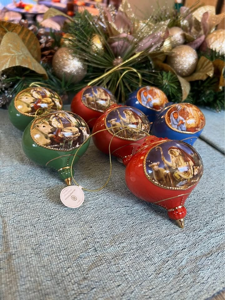 Bradford Oh Little Town Of Bethlehem Christmas Ornaments - photo 3