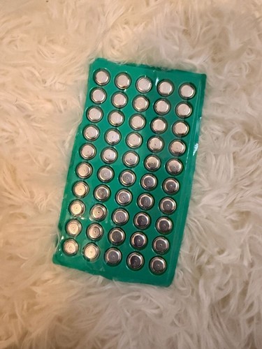 Zorvai 50 Pieces AG13 LR44 Button Cell Batteries 1.5V