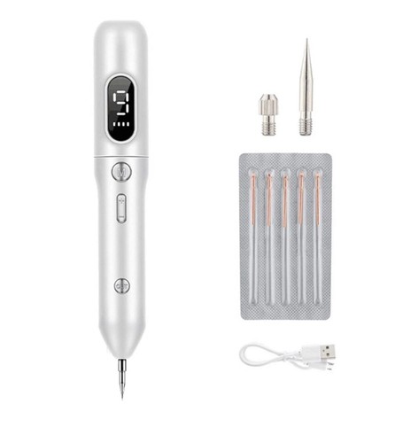 9-Level LCD Laser Plasma Pen for Skin Tag, Mole, and Spot Remova