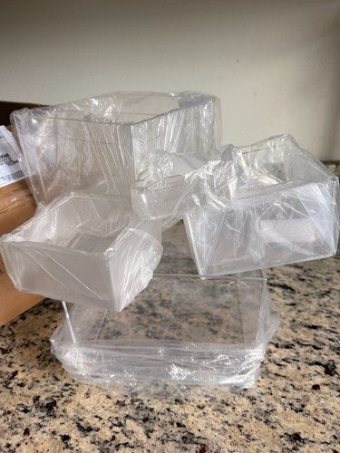 Clear Acrylic Modular Drawer Organizer Storage Bin Set - photo 2