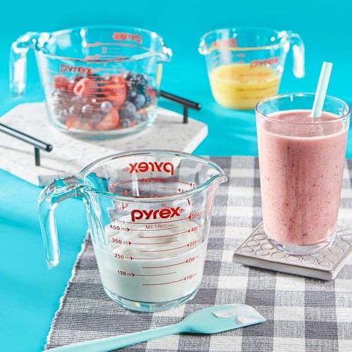 Pyrex 3-Piece Glass Measuring Cup Set - photo 2