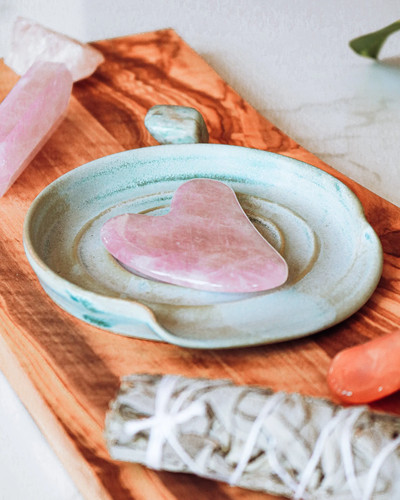 NexoShop - Rose Quartz Gua Sha - Anti-aging - photo 3