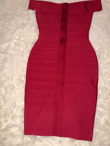 Bardot Design Midi Dress Red