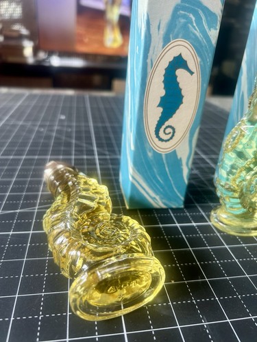 Vintage Avon Sea Horse Miniature Cologne Bottles – Set of 2 - photo 5