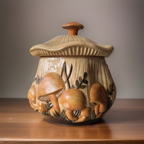 Arnels Vintage Retro Mushroom XL Canister 1982