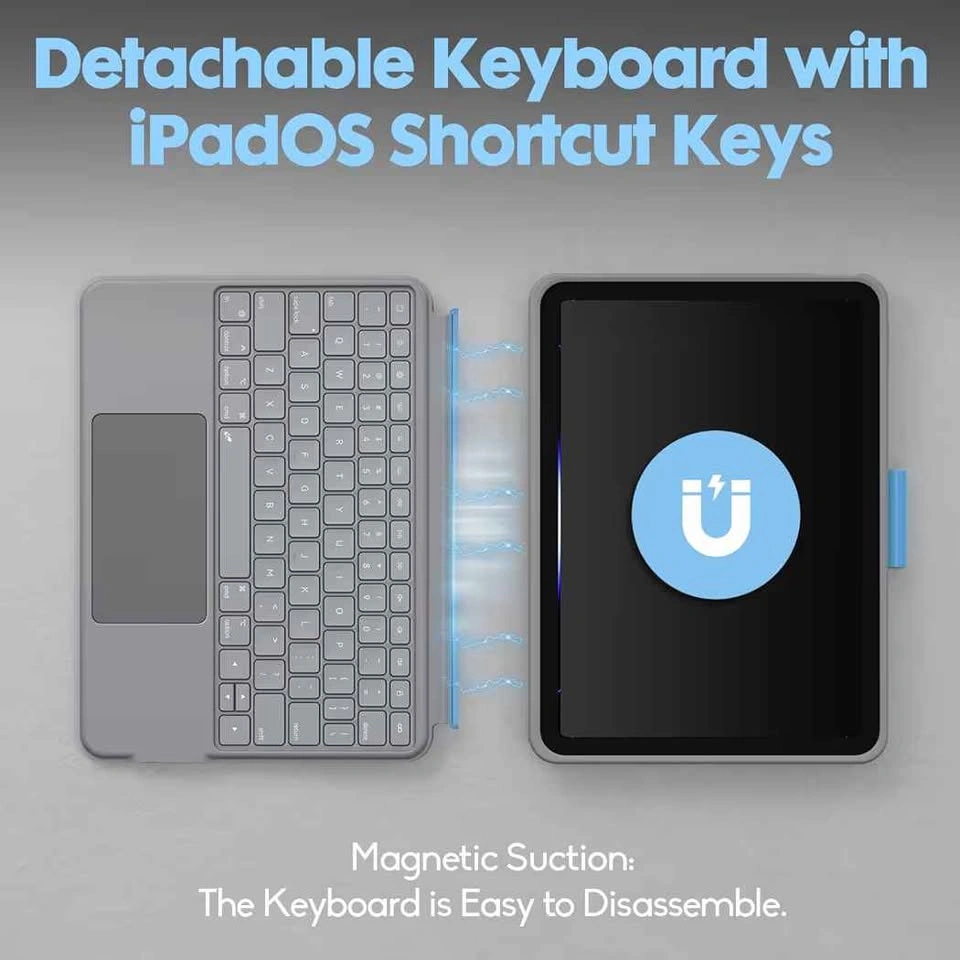 Wireless Keyboard Case for iPad 10th Generation - photo 3