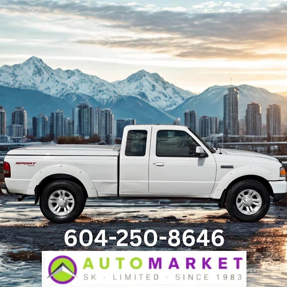 2011 Ford Ranger Sport 4x4 with Cruise & A/C