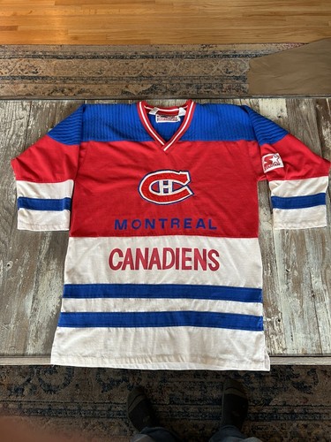 Vintage Starter Montreal Canadiens V-Neck Jersey Sweater L - photo 3