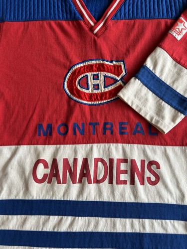 Vintage Starter Montreal Canadiens V-Neck Jersey Sweater L - photo 5