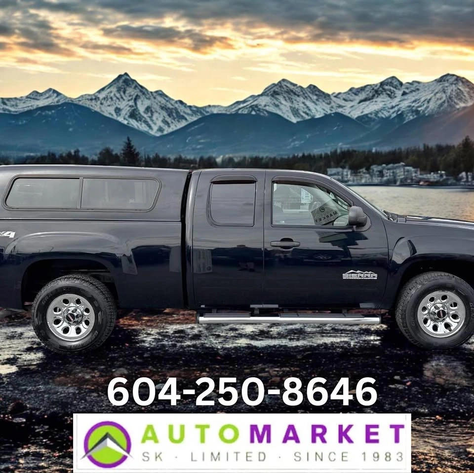 2011 GMC Sierra 1500 4x4 Extended Cab with Canopy