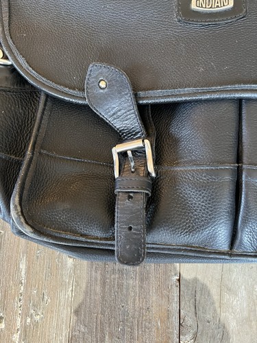 Vintage Indian Motorcycle All-Weather Leather Messenger Bag - photo 5
