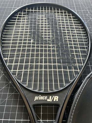Vintage Prince J/R Pro 110 Tennis Racket 1983 Taiwan w/ Cover - photo 2
