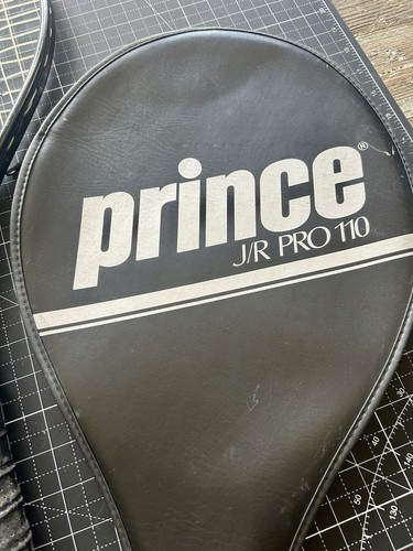 Vintage Prince J/R Pro 110 Tennis Racket 1983 Taiwan w/ Cover - photo 3