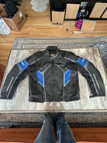 Made 2 Ride M2R Leather Racing Motorcycle Jacket - photo 3