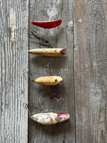 Vintage Wooden Topwater Fishing Lures Lot - photo 2
