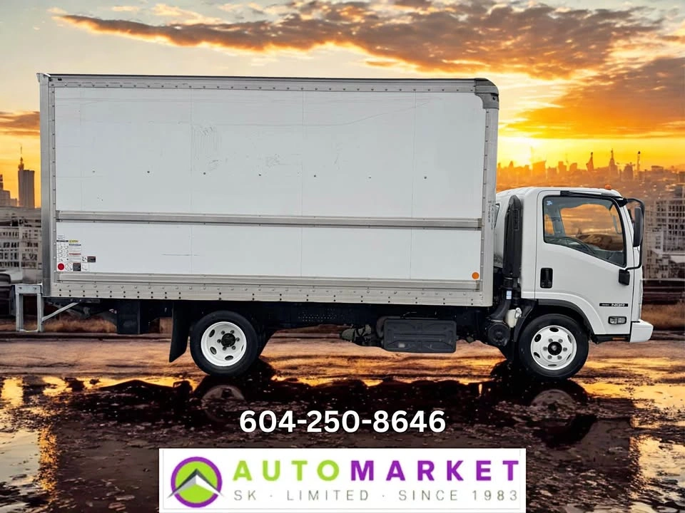 2018 Isuzu NQR 16ft Cube Van with Power Gate