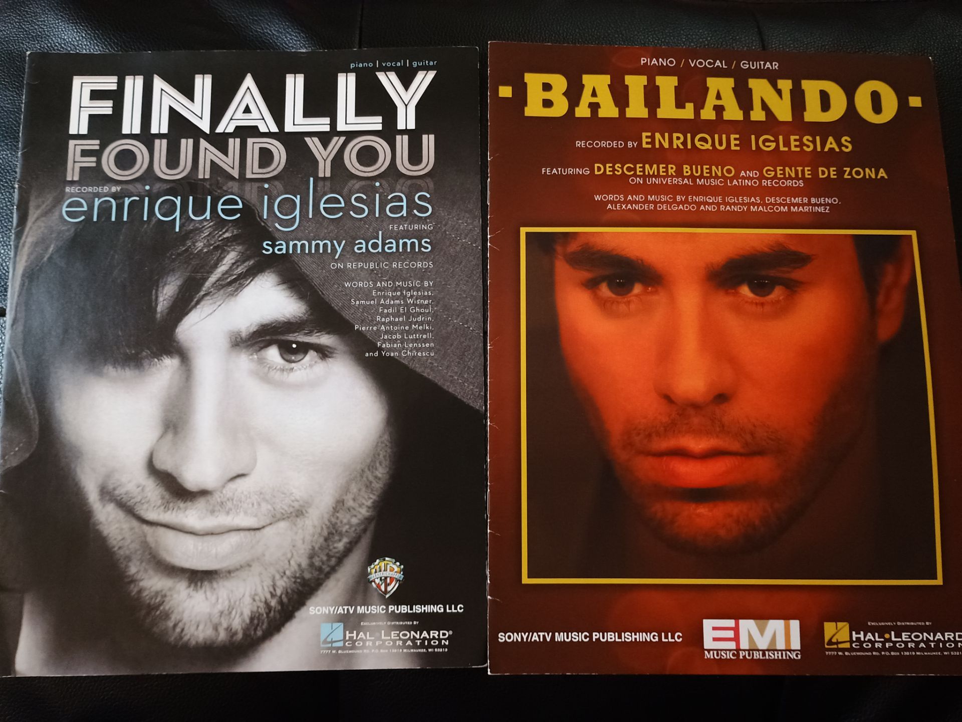 Enrique Iglesias Sheet Music Piano/Vocal/Guitar