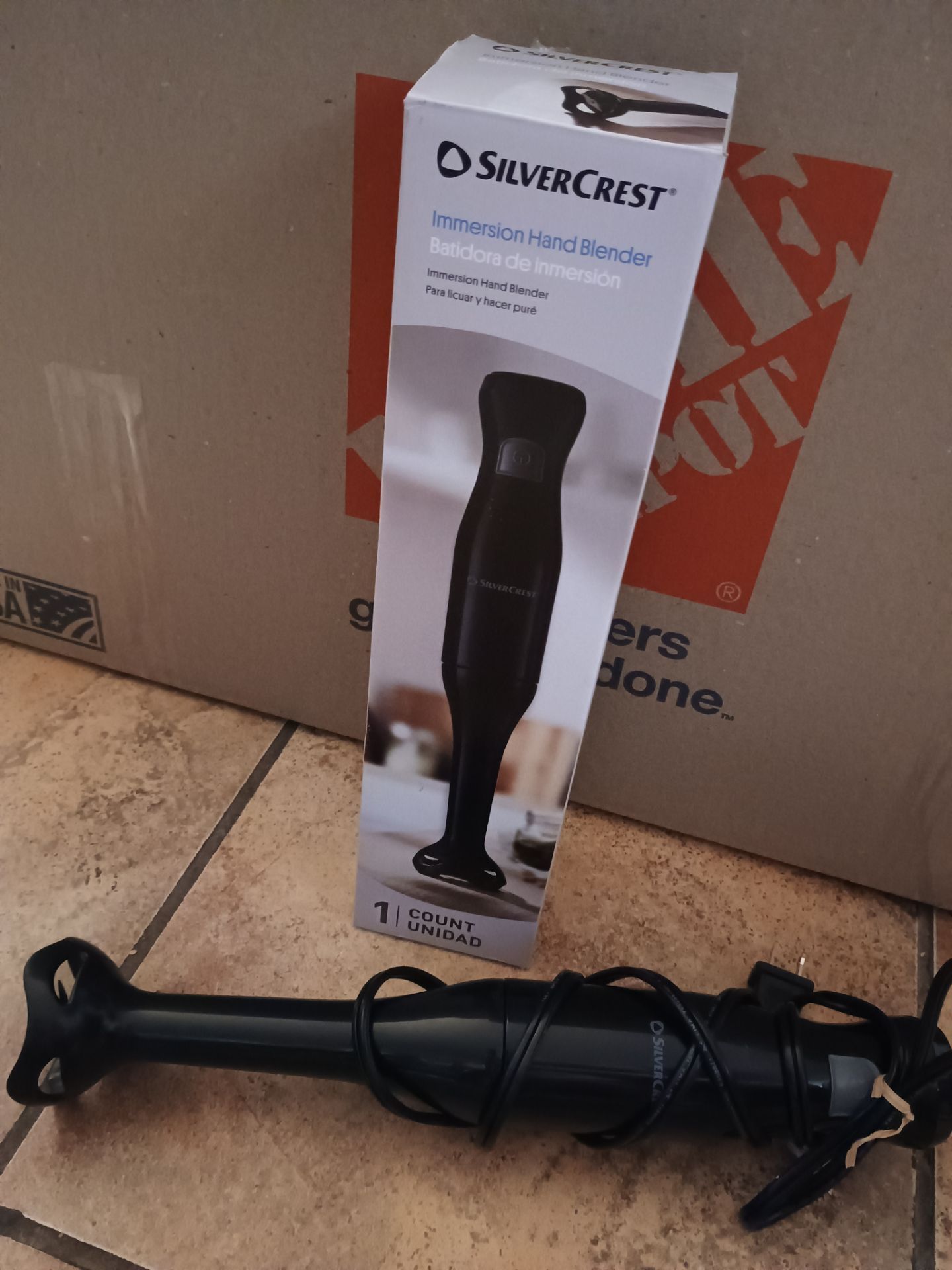 Black Immersion Hand Blender
