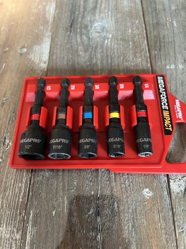 Megapro 9BP-I-HNDB 2" Impact Magnetic Nut Driver Set - photo 2