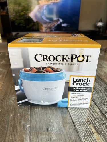 Crock-Pot 20-Ounce Electric Lunch Box, Portable Food Warmer, Blu